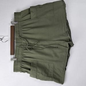 Cotton Bleu Women's Olive Green Casual Cotton Shorts Size 3X